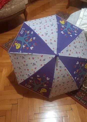 Otomstil Mor Pileli Kadın Şemsiye - Görsel 2