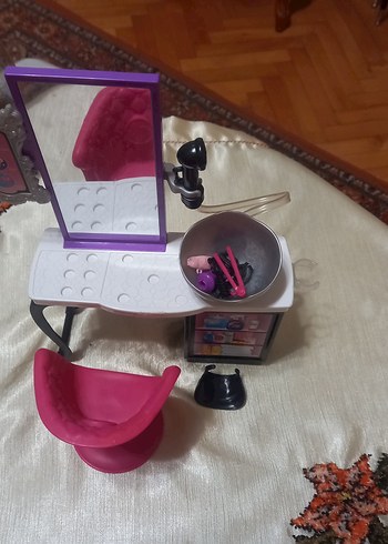 Barbie Pembe Oyun Kuaför Seti - Görsel 2