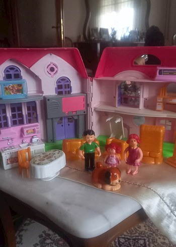 Pastel Pembe Oyuncak Ev - Görsel 2