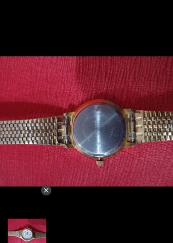 Vintage Parlak Kemerli Kadın Saati