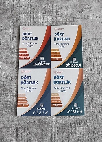 12. SINIF DÖRT DÖRTLÜK PEKİŞTİRME TESTLERİ M.E.B
