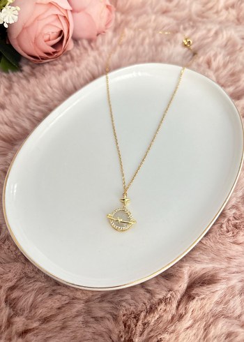 Accessorize Zincir Detaylı Altın Kolye