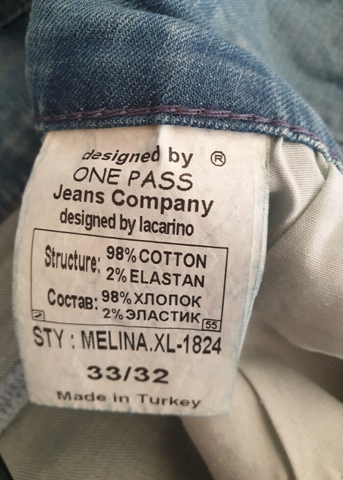 Kadin kot pantolon  - Görsel 3