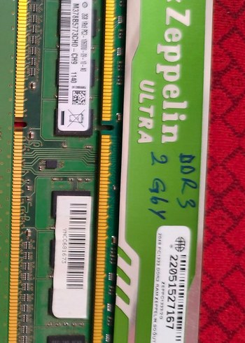 Diğer DDR3 2 Gby RAM Modülleri