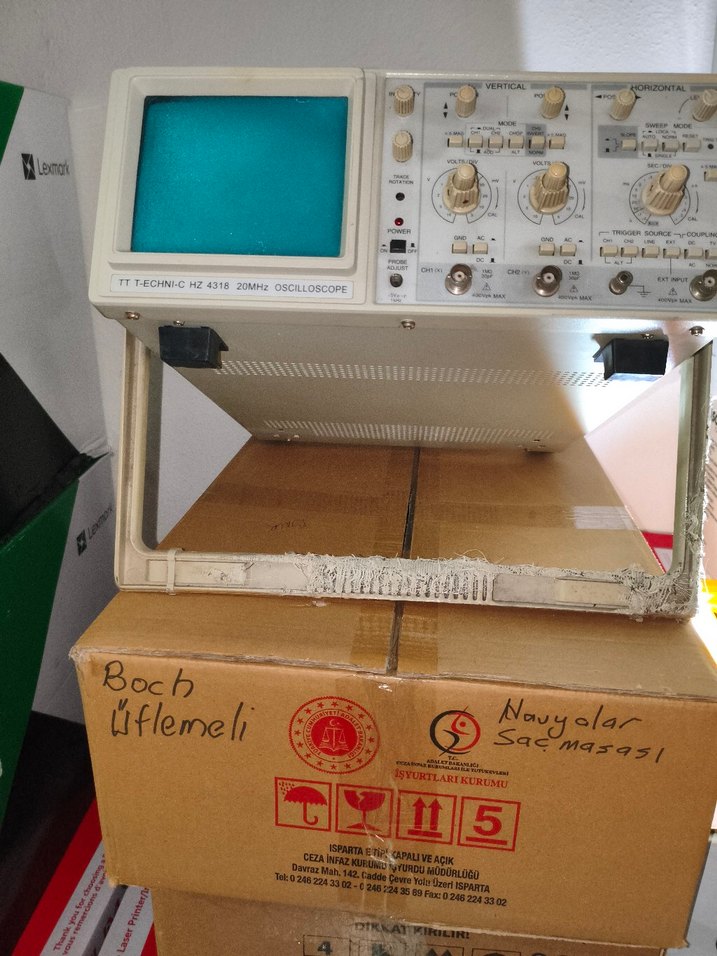 Beyaz 20MHz Osiloskop Monitör - Görsel 2