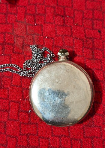 Orjinal Omega Vintage Cep Saati Zincirli - Görsel 3