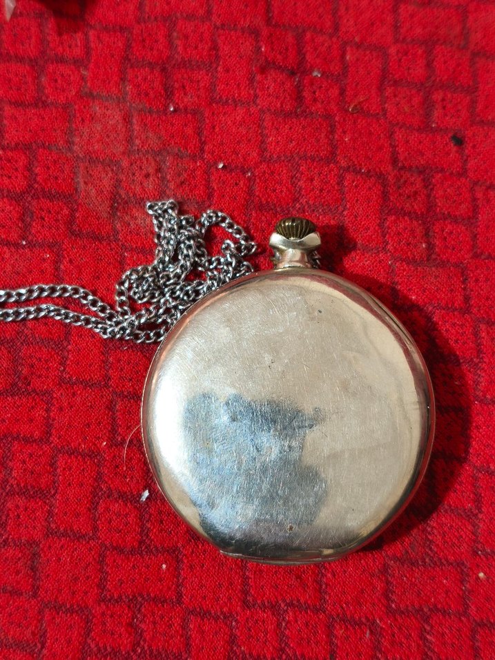 Orjinal Omega Vintage Cep Saati Zincirli - Görsel 3