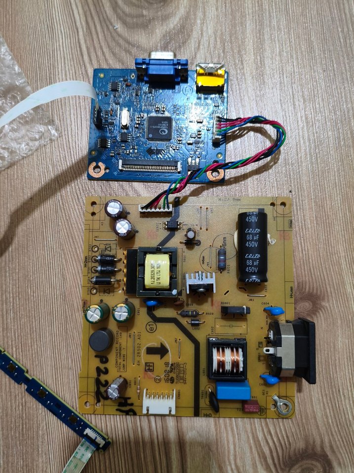 HP  Monitör kartı.  Parçaları - Anakart ve Bağlantı Kablosu - Görsel 2