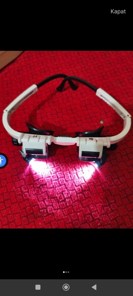 Wisetech WS-244 ev iş Alarm ve mercekli büyütec gözlük - Görsel 3