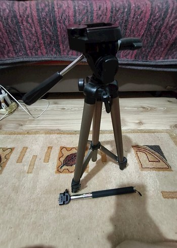 Kamera Tripod ve Selfie Çubuğu Seti