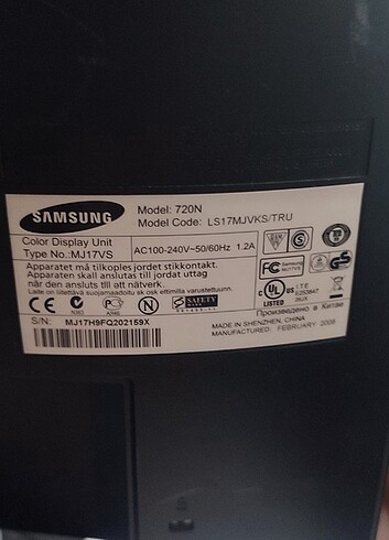 Samsung 17 inç monitör - Görsel 2