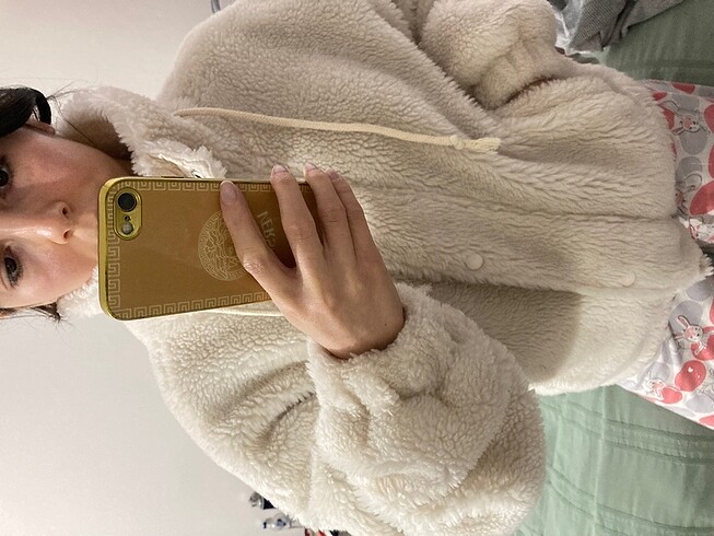 xs Beden Peluş mont