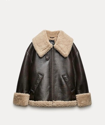 ZW collection astar detaylı biker ceket