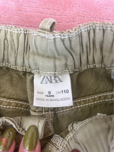 5 Yaş Beden Zara pantolon