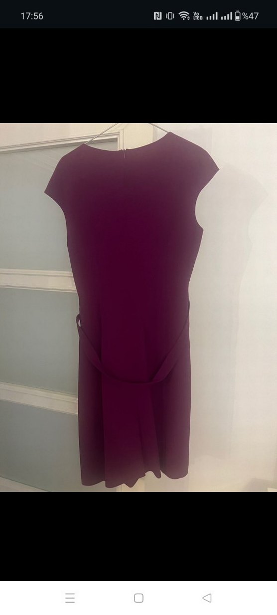 Kemerli Midi Kadın Elbise - Görsel 2