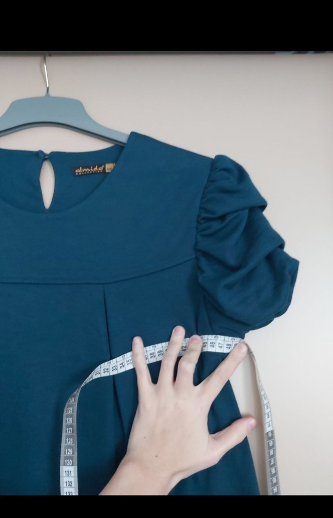 Mavi Kısa Elbise - Görsel 2