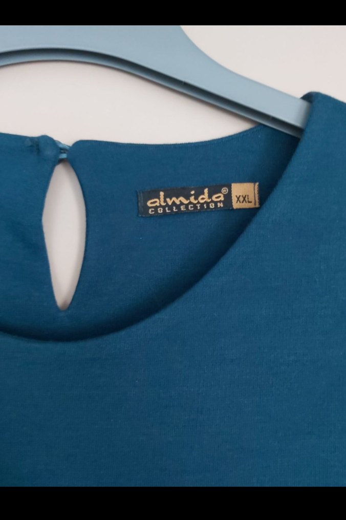 Mavi Kısa Elbise - Görsel 3