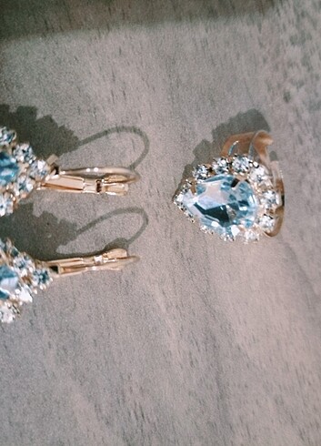 Taşlı takı seti - Görsel 3