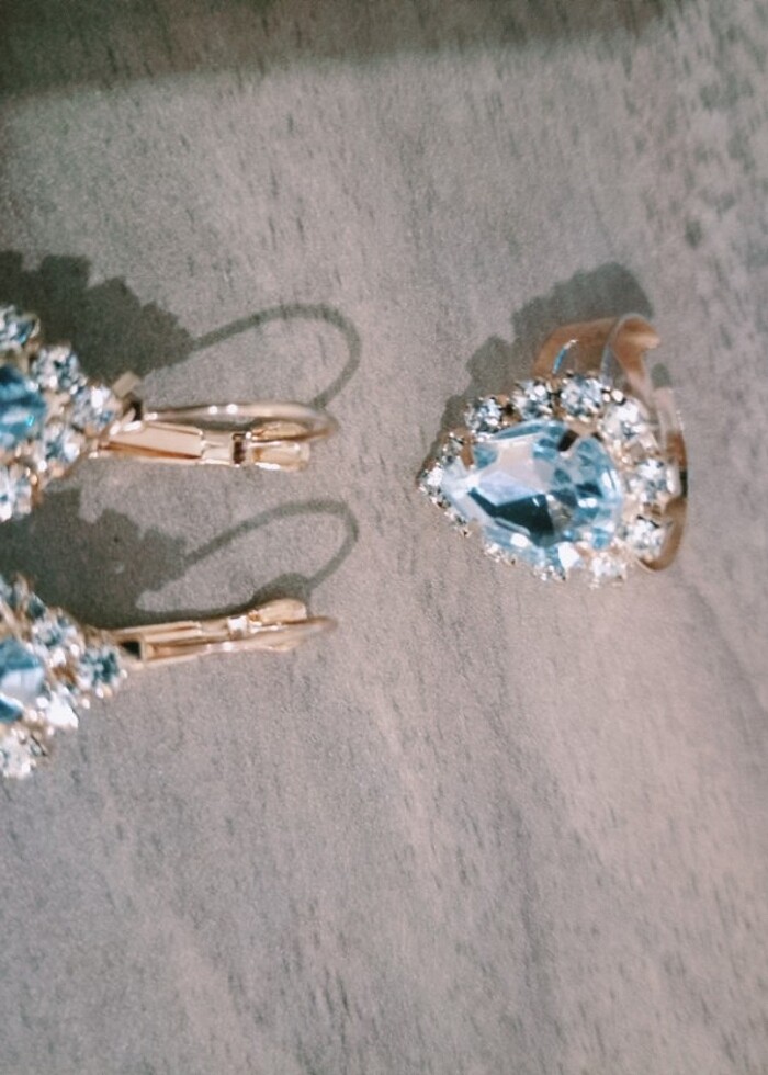 Taşlı takı seti - Görsel 3