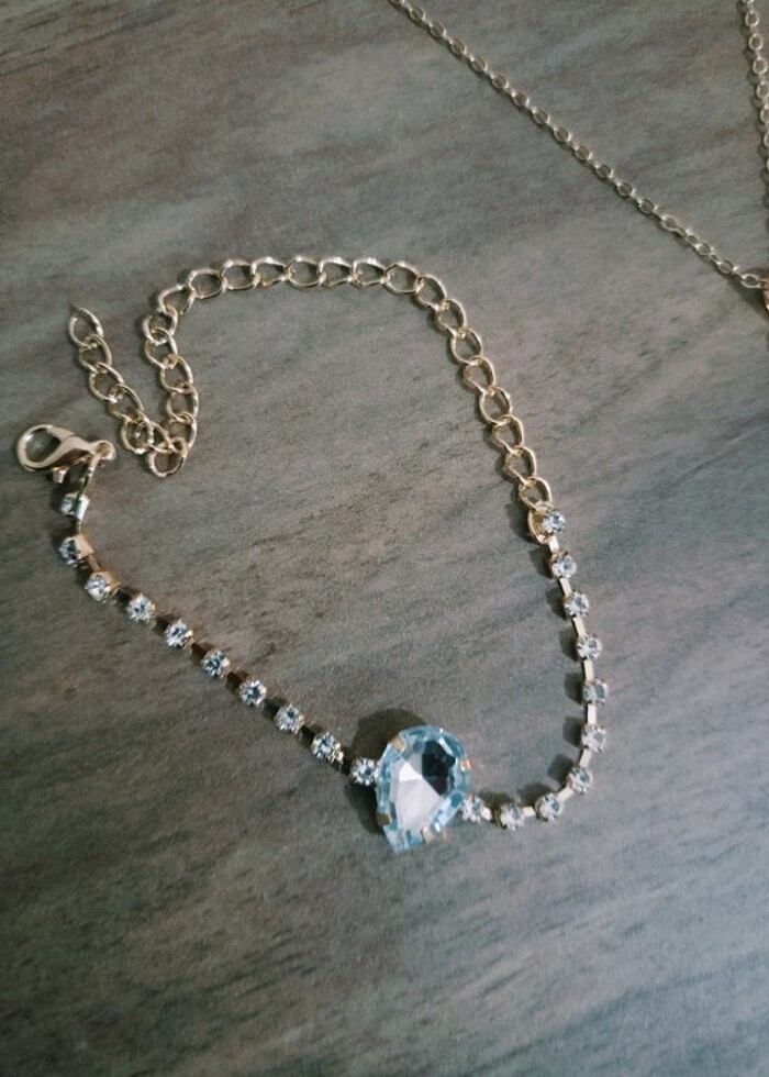 Taşlı takı seti - Görsel 5