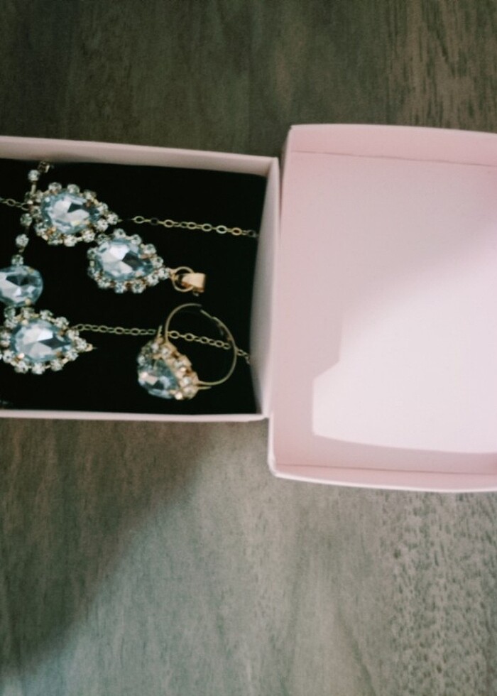 Taşlı takı seti - Görsel 2