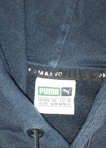 Puma Siyah Kapüşonlu ERKEK Sweatshirt - Görsel 8