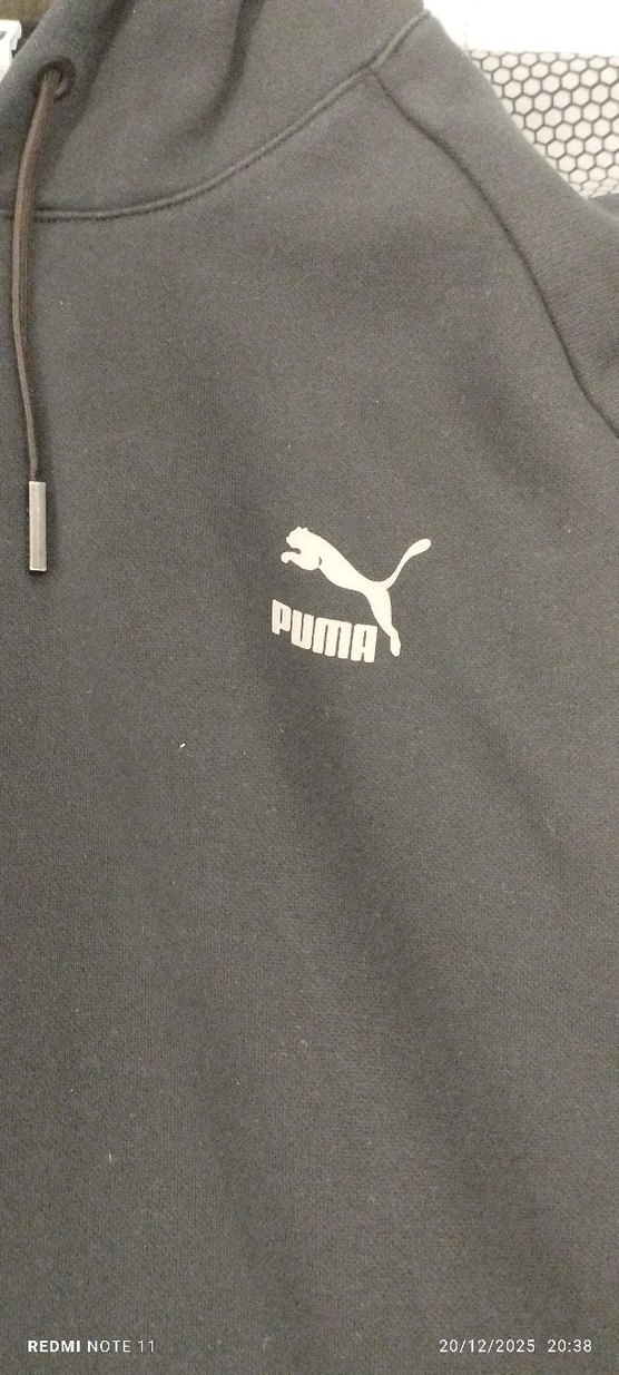 Puma Siyah Kapüşonlu ERKEK Sweatshirt - Görsel 3