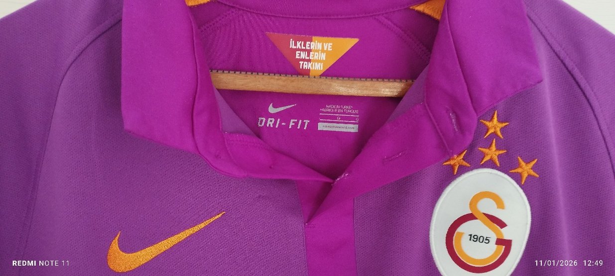 Mor Erkek Spor Forması Dri-Fit Velcro - Görsel 2