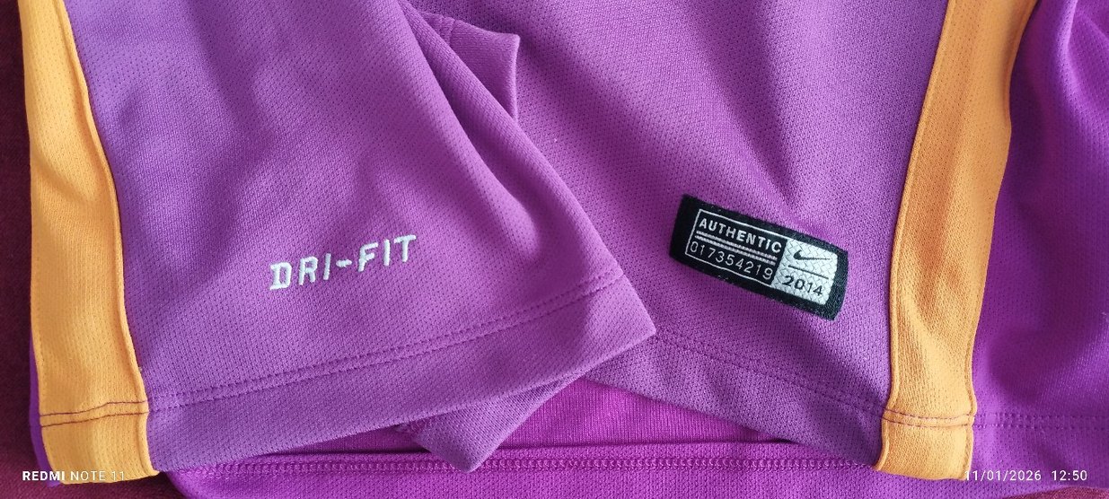 Mor Erkek Spor Forması Dri-Fit Velcro - Görsel 4