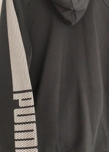 Puma Gri Erkek Streetwear Spor Kapüşonlu - Görsel 3