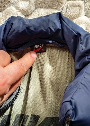 Lacivert Erkek Şişme Mont Fermuarlı - Görsel 4