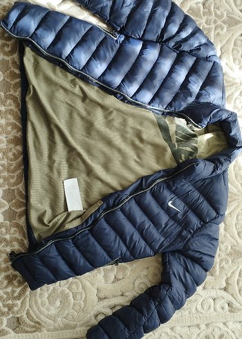 Lacivert Erkek Şişme Mont Fermuarlı - Görsel 3