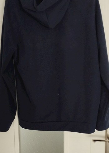 Letoon lacivert Kapüşonlu Erkek Polar Sweatshirt - Görsel 2