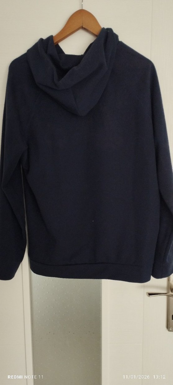 Letoon lacivert Kapüşonlu Erkek Polar Sweatshirt - Görsel 2