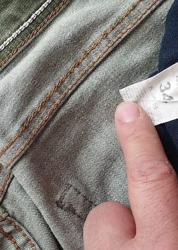 Erkek Haki   kot Pantolon - Görsel 2