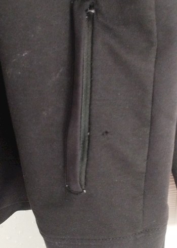 Siyah Fermuarlı Kapüşonlu Erkek Süet Sweatshirt - Görsel 5