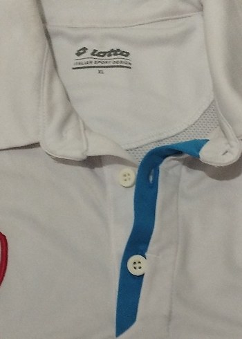 Düğmeli Kısa Kollu Beyaz Pamuklu Forma - Görsel 4