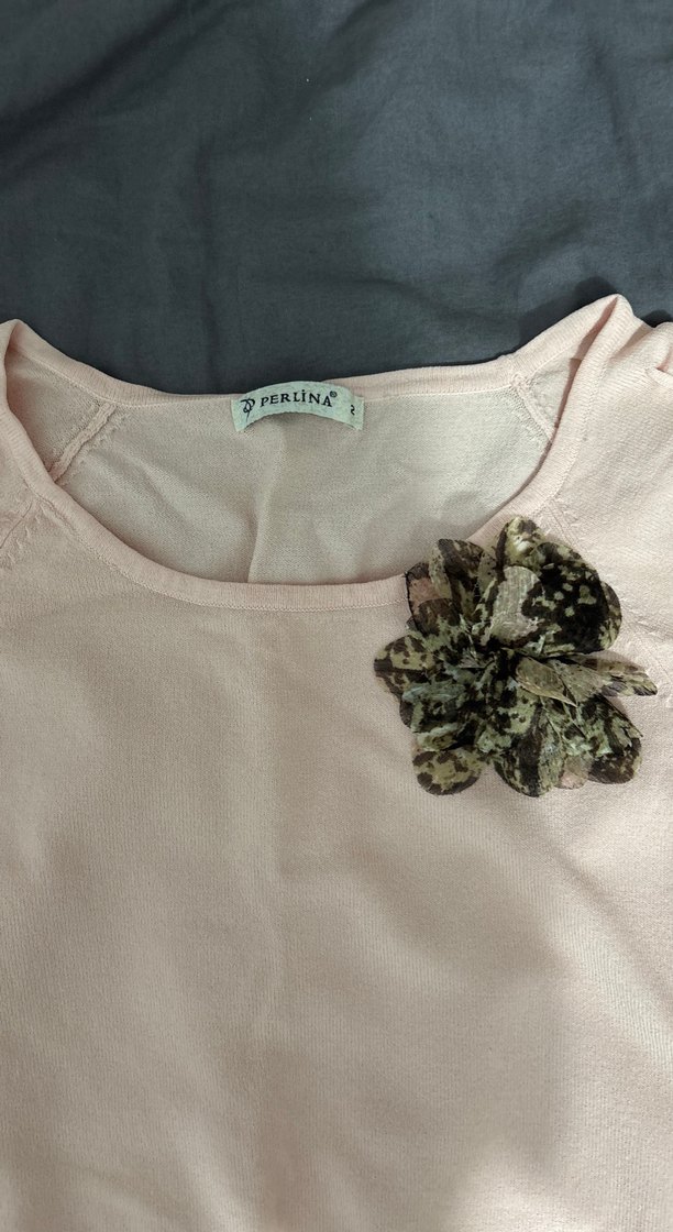 Pembe Belden Oturtmalı Üst - Görsel 2