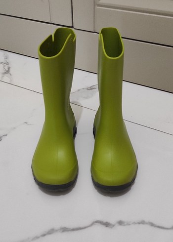 Yeşil Unisex Çocuk Lastik Çizme