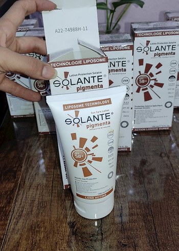 Beden Renk Diger Solante Pigmenta SPF 50+ Güneş Kremi