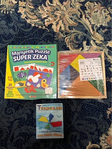 Tangram ve manyetık puzzle