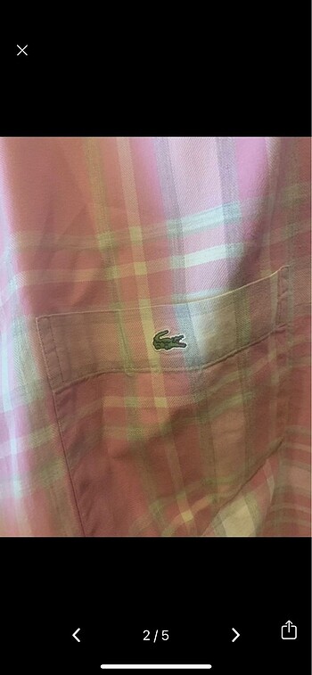 Lacoste ORİJİNAL AZ KULLANILMIŞ LACOSTE GÖMLEK