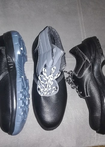 Siyah önleri çelik iş ayakabı.,bot sıfırdır. - Görsel 2