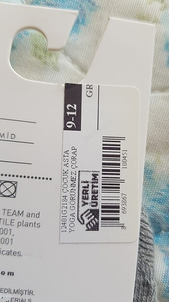 Kız çocuk pilates corabi 9 12 yaş - Görsel 3