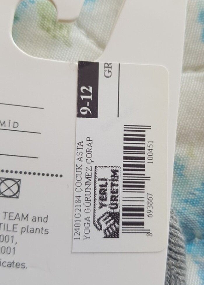 Kız çocuk pilates corabi 9 12 yaş  - Görsel 3