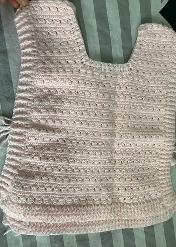 Pembe Kız Çocuk Örgü Süveter - Görsel 2