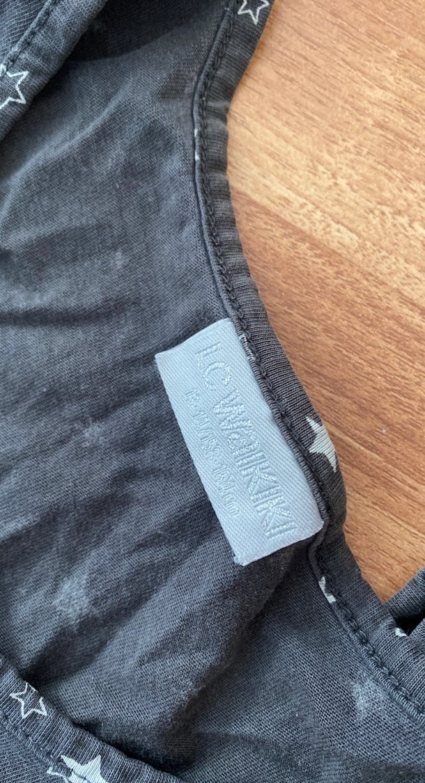 Yıldız Desenli Siyah Çocuk Atlet - Görsel 3