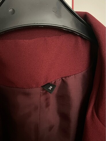 38 Beden bordo Renk Blazer Ceket
