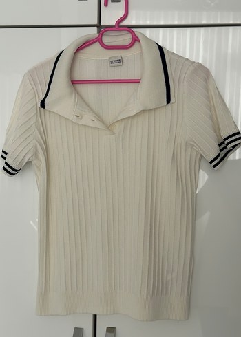 Kısa Kollu, Beyaz Kadın Gömlek - Görsel 6