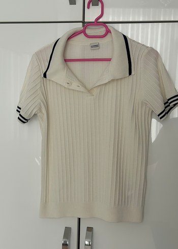 Kısa Kollu, Beyaz Kadın Gömlek - Görsel 7